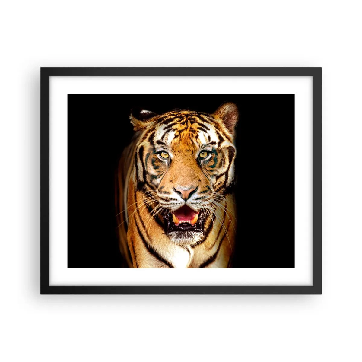 Affiche dans un cadre noir - Poster - Le coeur sauvageon - 50x40 cm