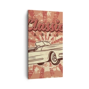 Impression sur toile - Image sur toile - Et à la radio, Elvis - 45x80 cm