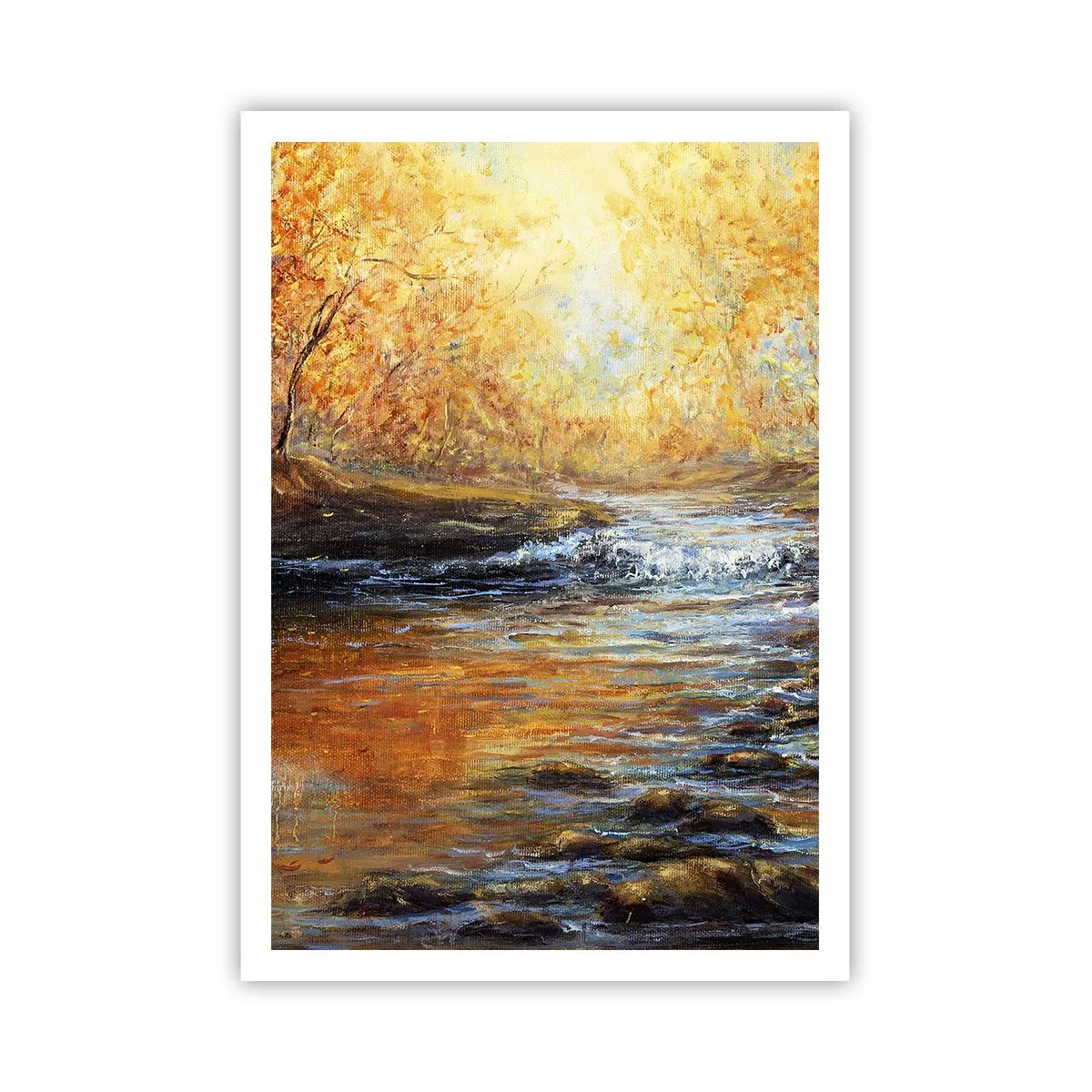 Affiche - Poster - Le ruisseau d'or - 70x100 cm