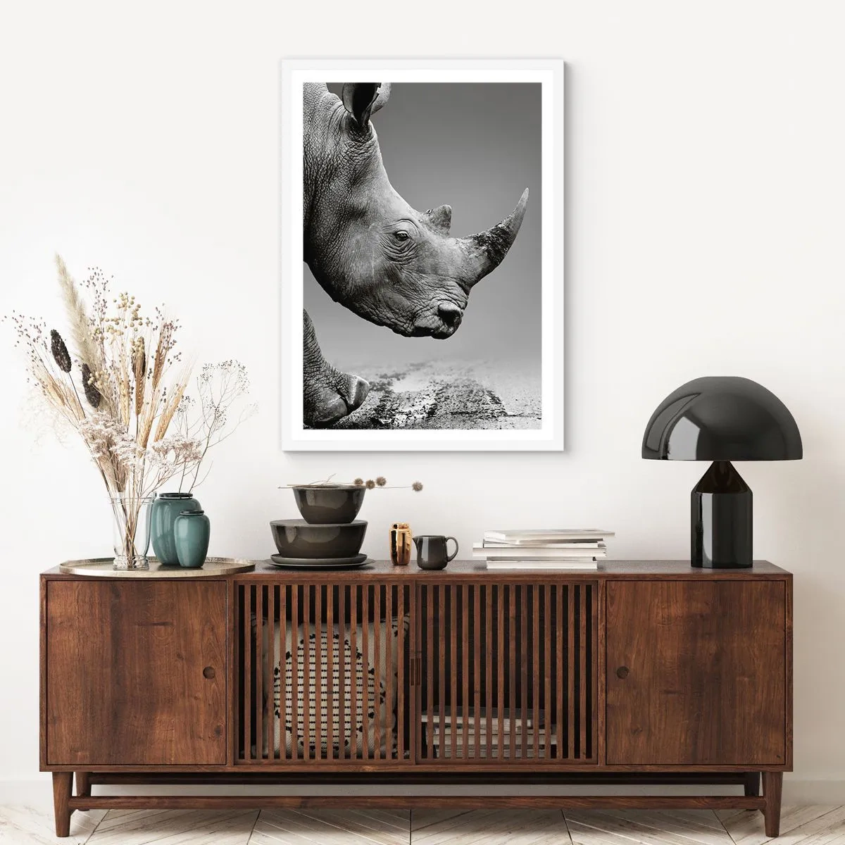 Affiche dans un cadre blanc - Poster - Force inarrêtable - 40x50 cm