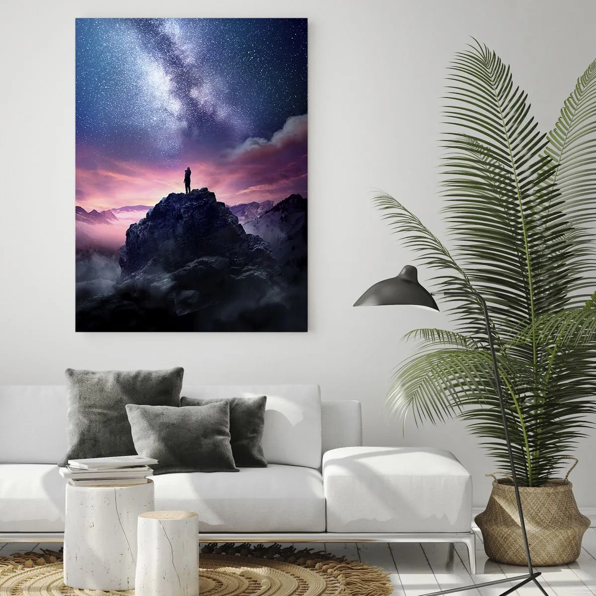 Impression sur verre - Image sur verre - Et il a ressenti la vie - 70x100 cm