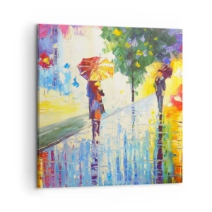 Impression sur toile - Image sur toile - Et tout est clair - 50x50 cm