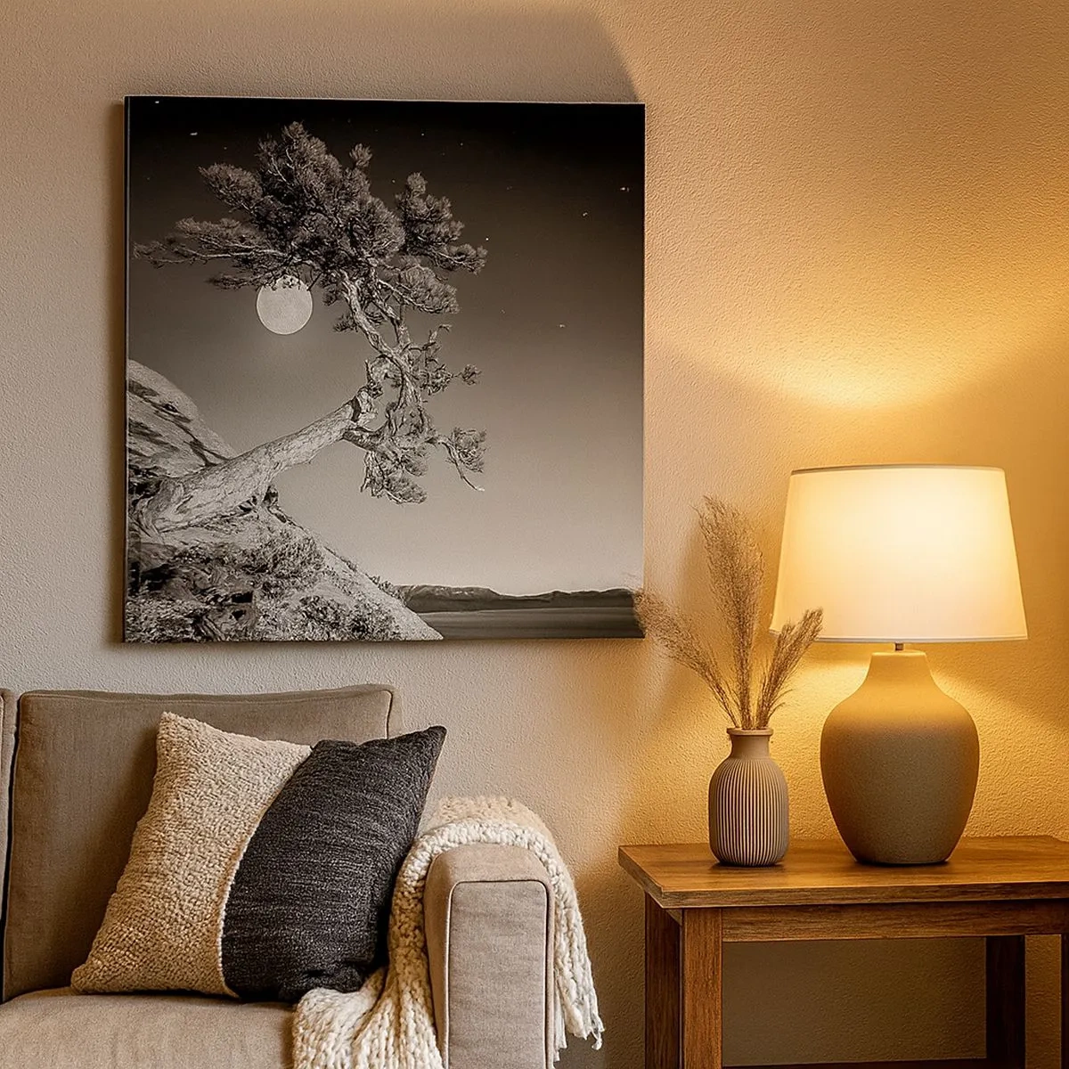 Impression sur toile - Image sur toile - Un combattant vainqueur - 30x30 cm