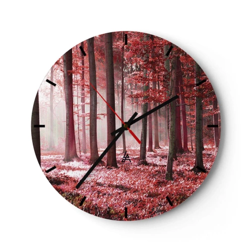 Horloge murale - Pendule murale - Le rouge est tout aussi beau - 40x40 cm