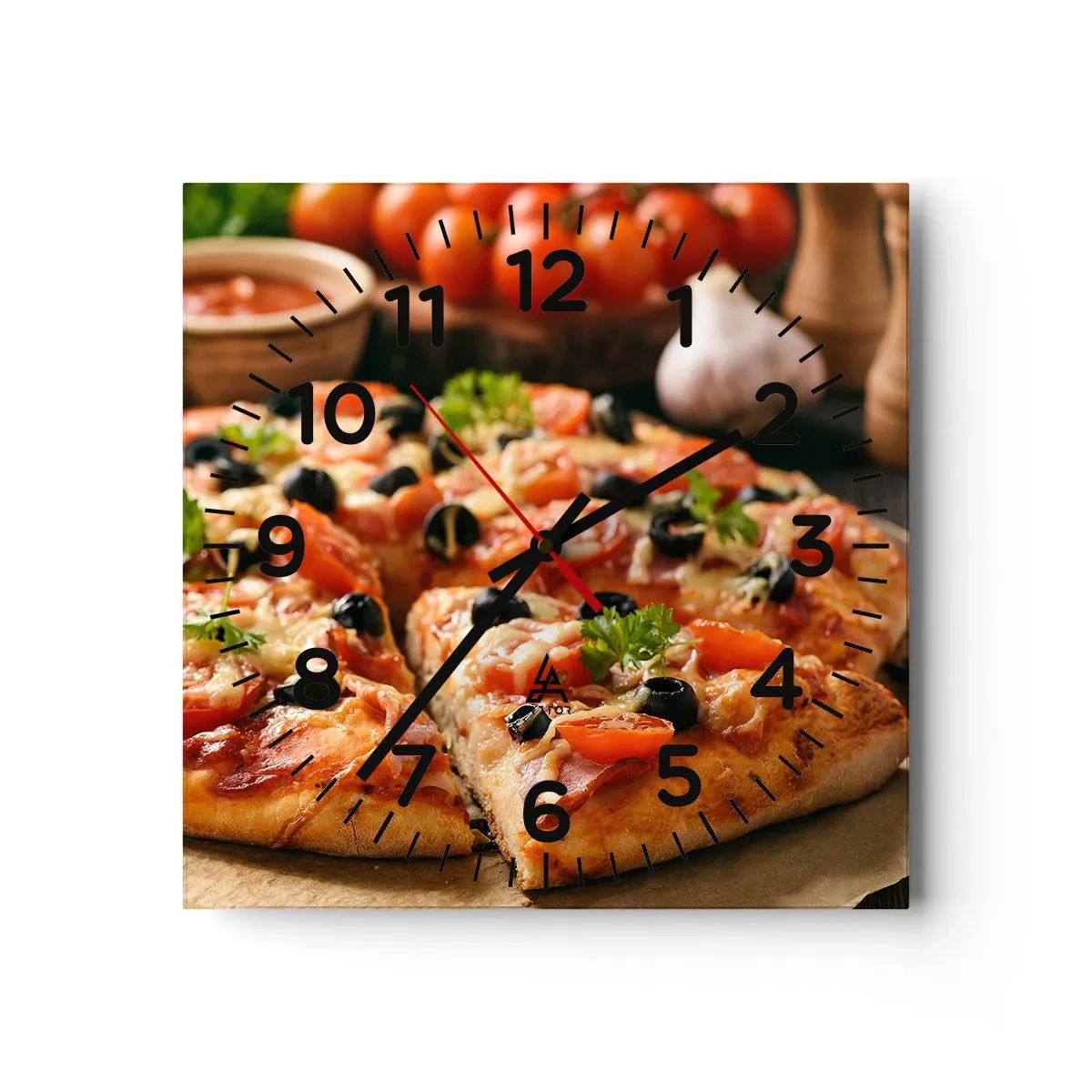 Horloge murale - Pendule murale - Tu t'en es encore tiré - 30x30 cm