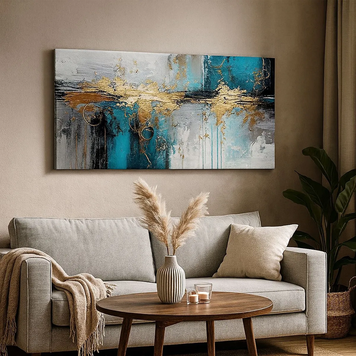 Impression sur toile - Image sur toile - Tout coule - 100x40 cm