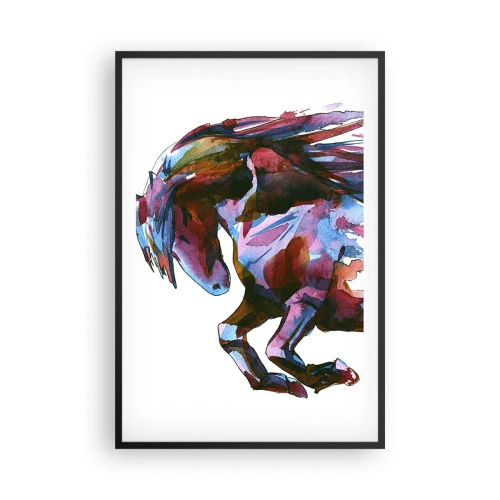 Affiche dans un cadre noir - Poster - Dans le ravissement - 61x91 cm