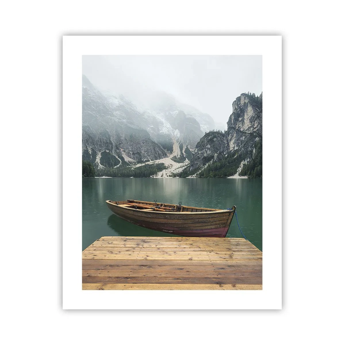 Affiche - Poster - Faire face à la fierté des rochers - 40x50 cm