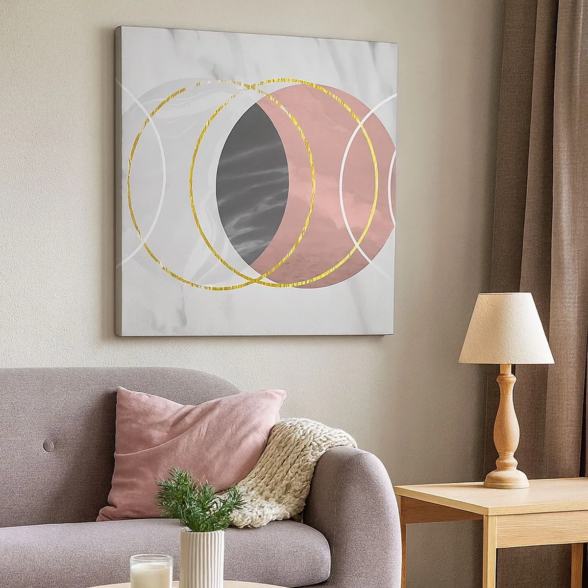 Impression sur toile - Image sur toile - Musique des sphères - 30x30 cm