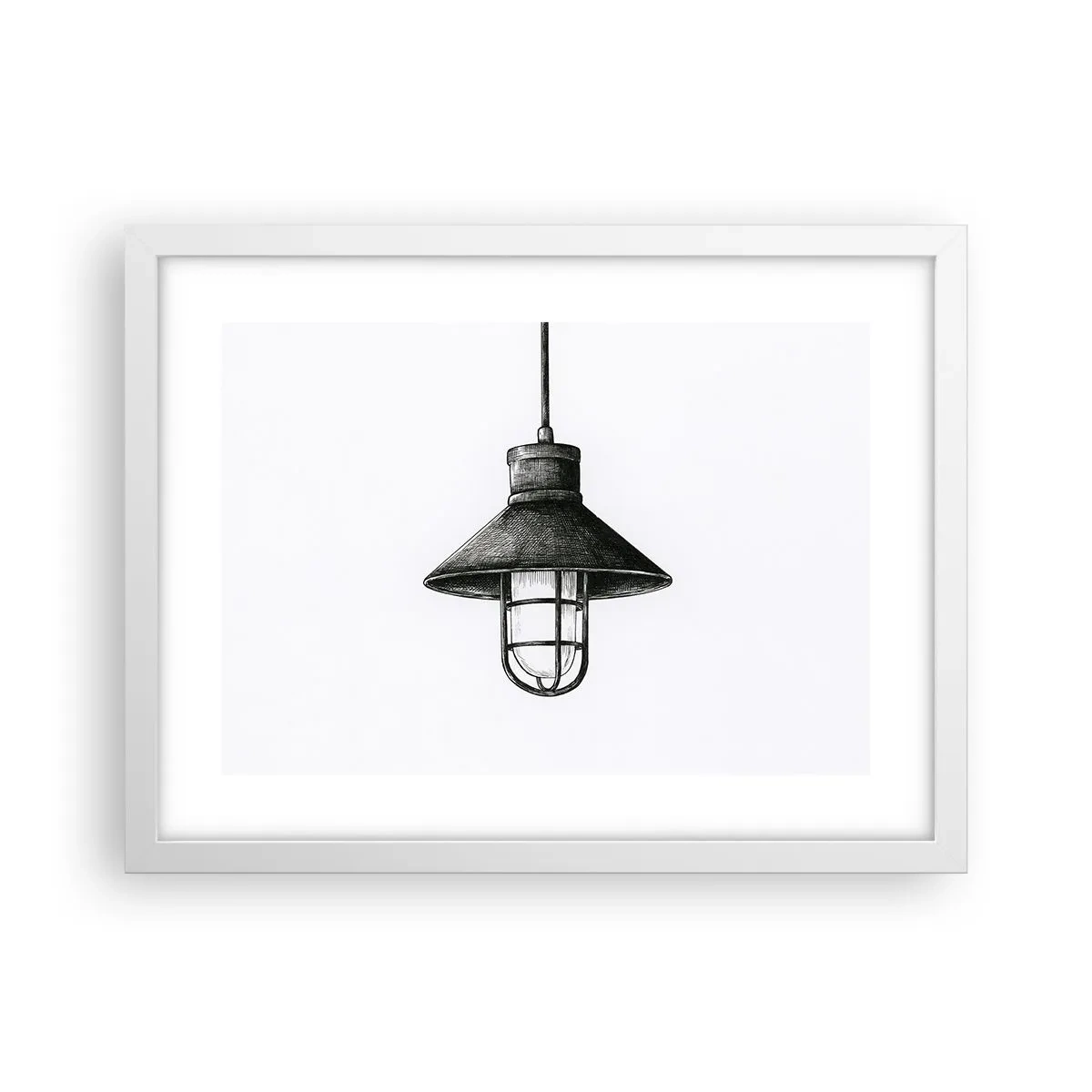 Affiche dans un cadre blanc - Poster - Comme il y a des années… - 40x30 cm