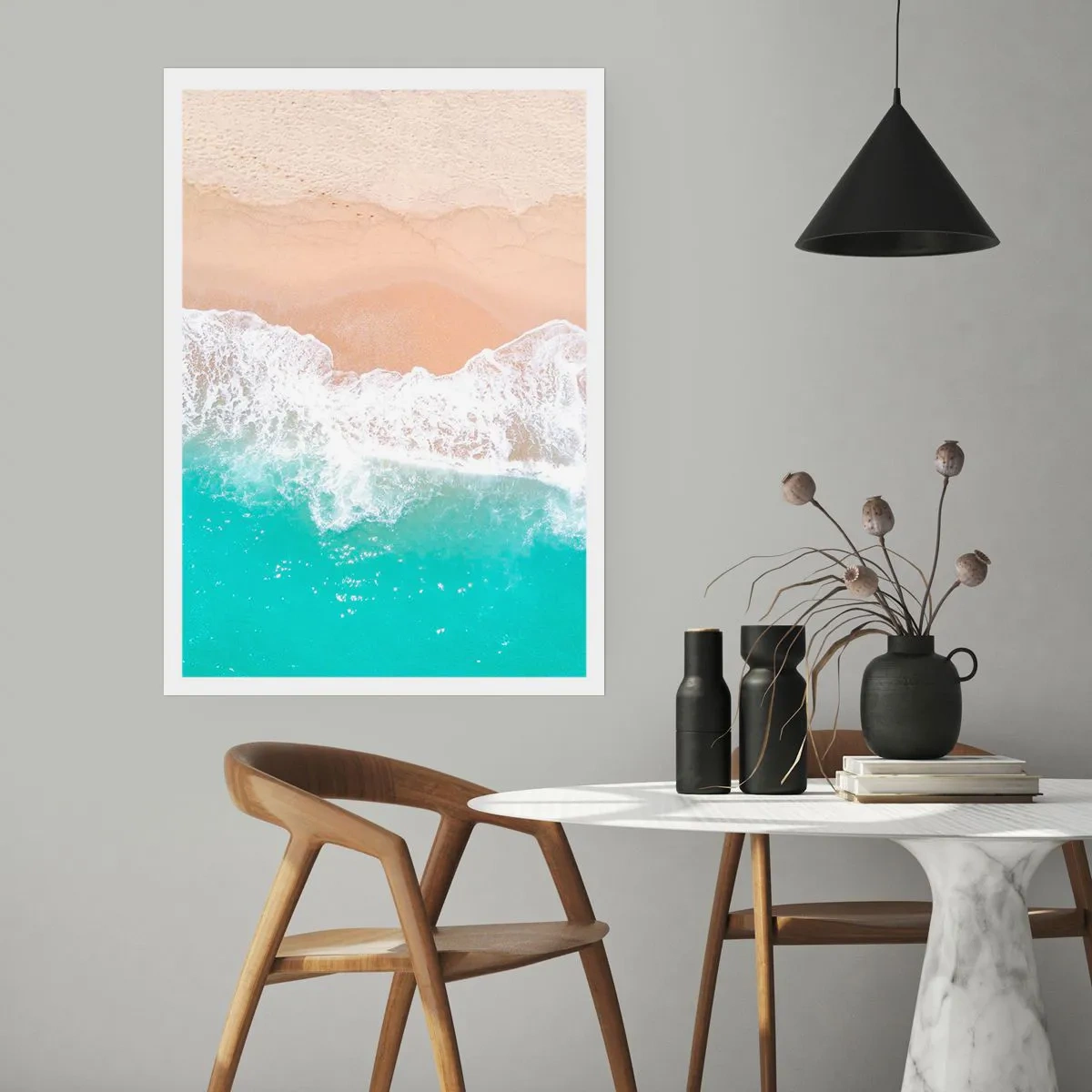 Affiche - Poster - Caresse de l'océan - 30x40 cm