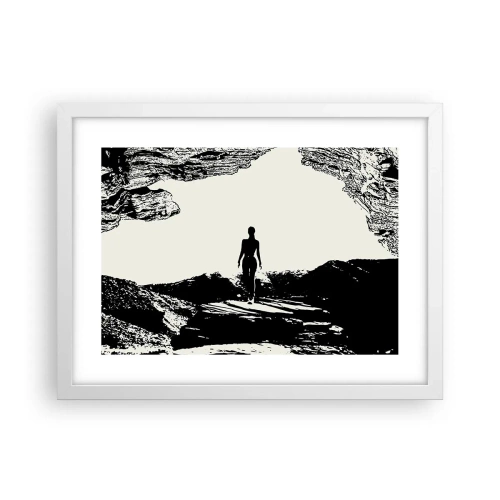 Affiche dans un cadre blanc - Poster - Nouveau look - 40x30 cm