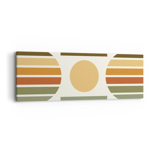 Impression sur toile - Image sur toile - Dans les coulaurs de la terre - 90x30 cm