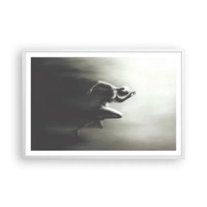 Affiche dans un cadre blanc - Poster - Inarrêtable - 91x61 cm