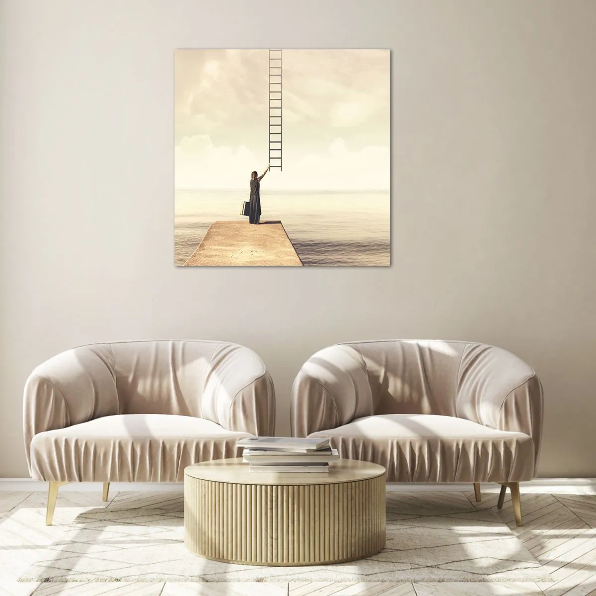 Impression sur verre - Image sur verre - Voyage magique - 40x40 cm