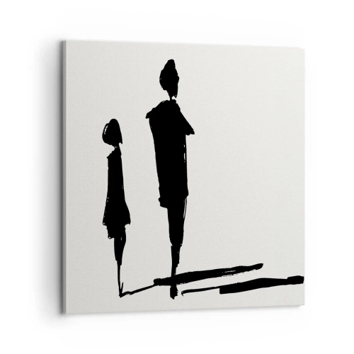 Impression sur toile - Image sur toile - Êtes-vous sûr qu'ils sont ensemble ? - 60x60 cm