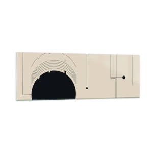 Impression sur verre - Image sur verre - Une composition flexible et dynamique - 90x30 cm
