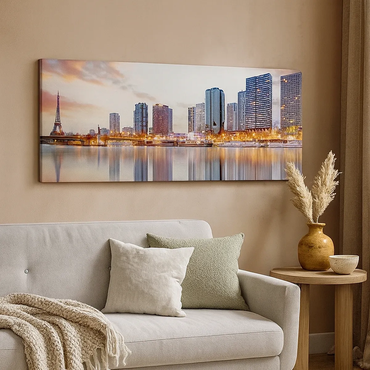 Impression sur toile - Image sur toile - La tranquillité monumentale de Paris - 30x30 cm