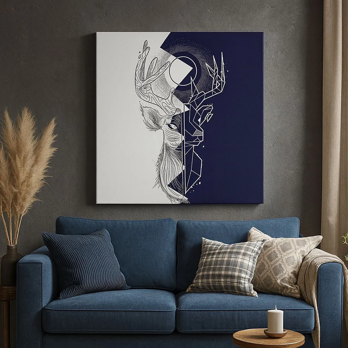 Impression sur toile - Image sur toile - La lutte et l'unité des contraires - 30x30 cm