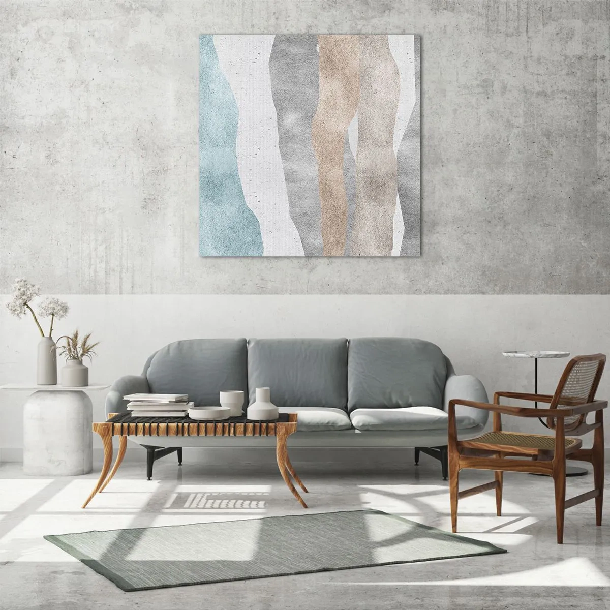 Impression sur verre - Image sur verre - Une étude de proximité - 70x70 cm