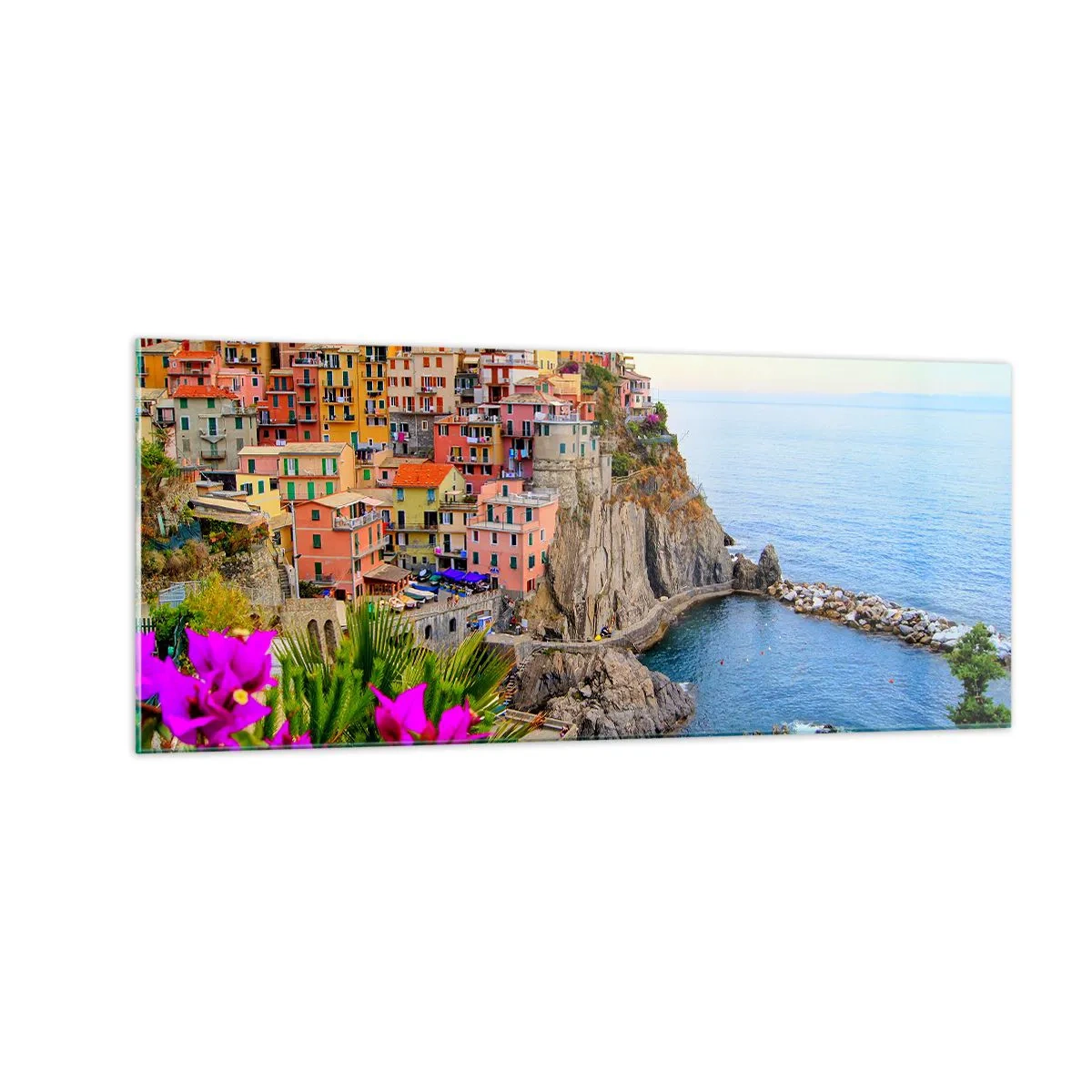 Impression sur verre - Image sur verre - La ville qui rit - 100x40 cm