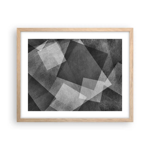 Affiche dans un chêne clair - Poster - Le symbole éternel de durabilité et d'ordre - 50x40 cm