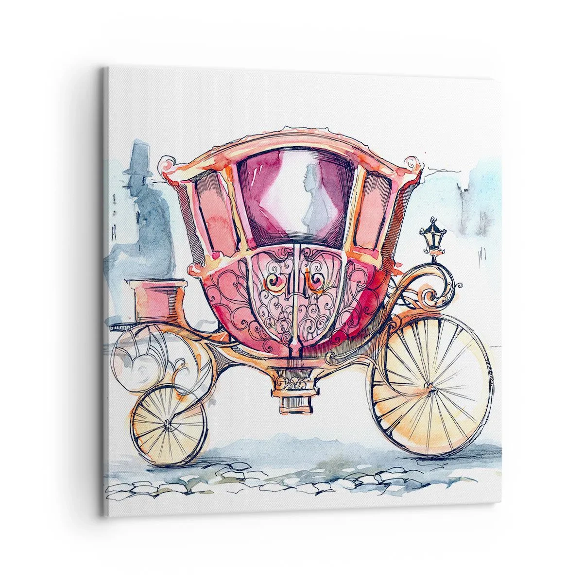 Impression sur toile - Image sur toile - À un mariage ou à un bal ? - 60x60 cm