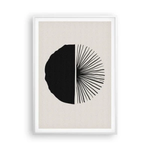 Affiche dans un cadre blanc - Poster - Une gamme de possibilités - 70x100 cm
