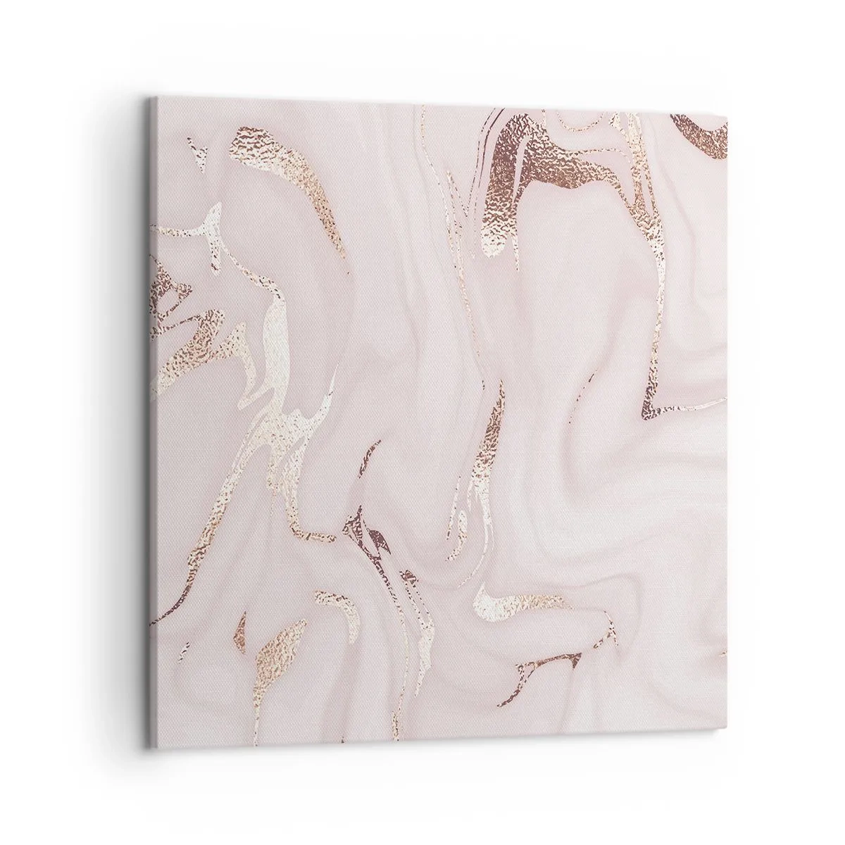 Impression sur toile - Image sur toile - Dans un châle rose - 50x50 cm