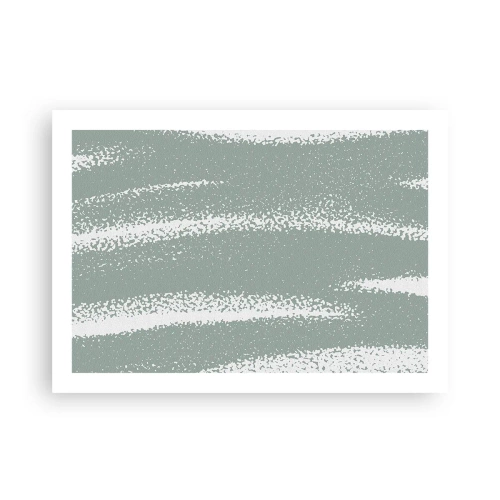Affiche - Poster - Abstraction dans un climat hivernal - 70x50 cm
