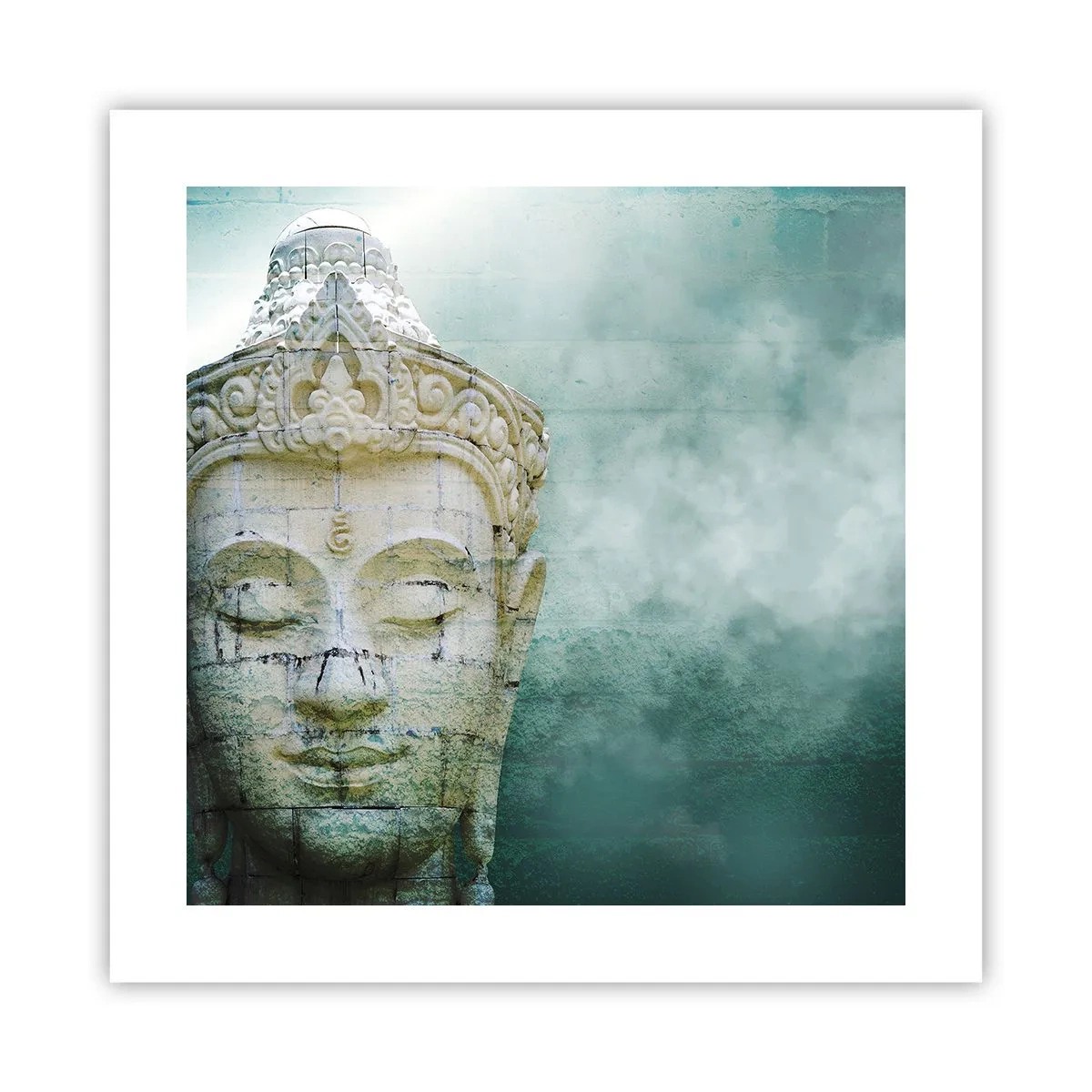 Affiche - Poster - A la recherche de la lumière - 40x40 cm