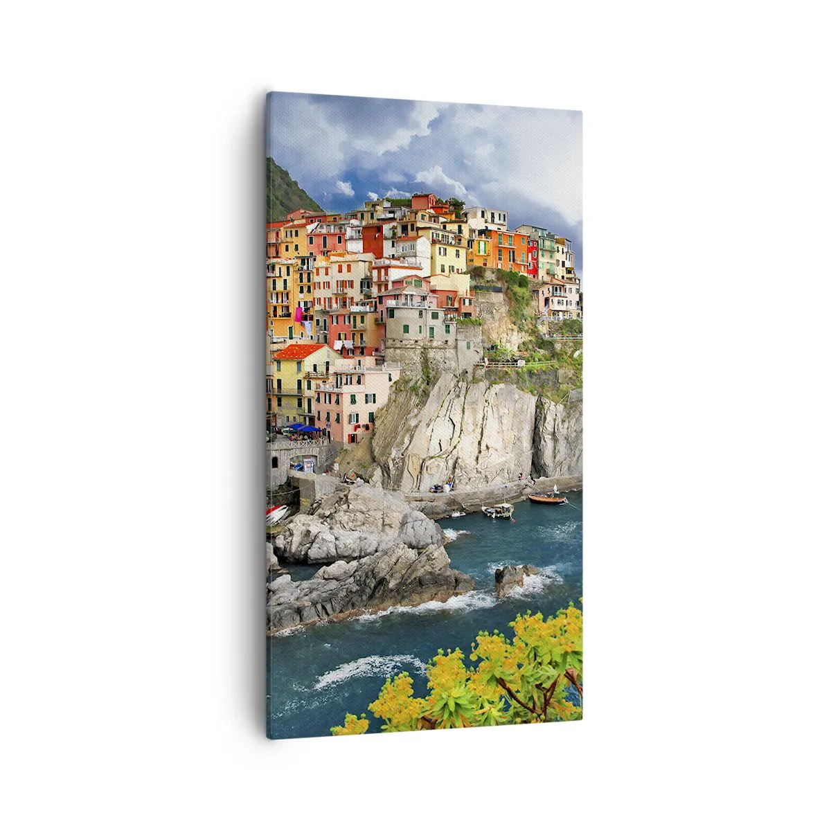 Impression sur toile - Image sur toile - Un groupe embrassant les rochers - 55x100 cm