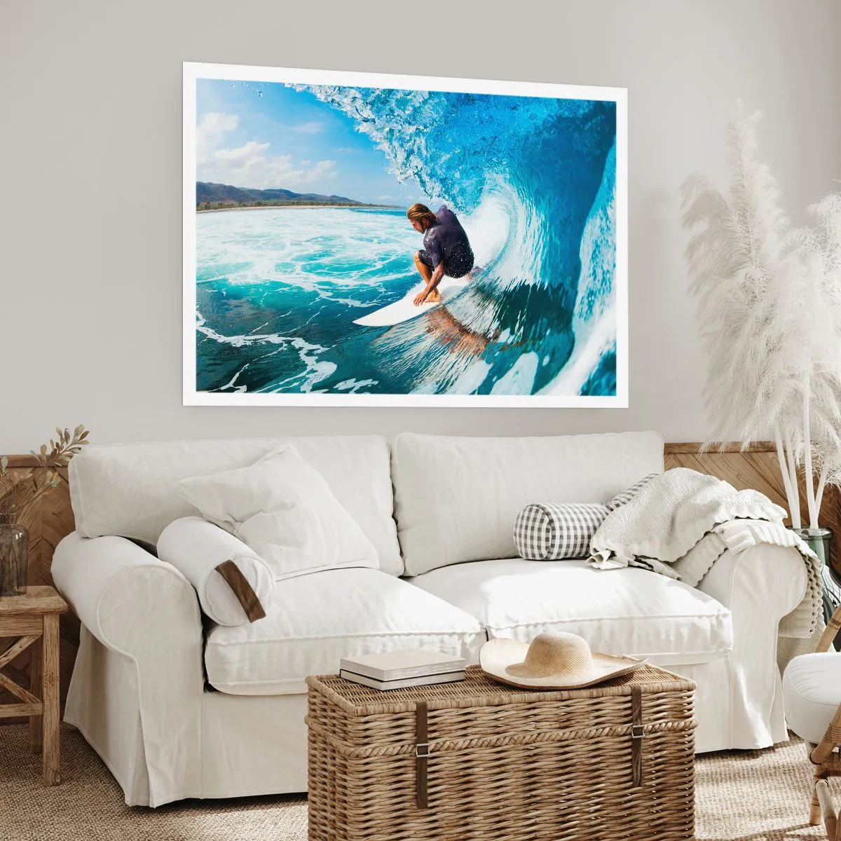 Affiche - Poster - Danse avec les vagues - 50x40 cm