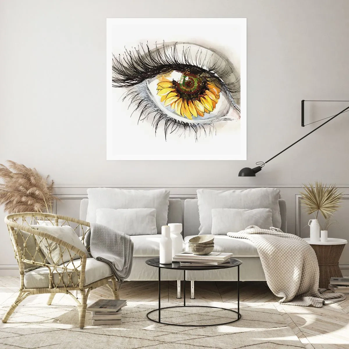 Affiche - Poster - Un look aussi chaud que l'été - 30x30 cm