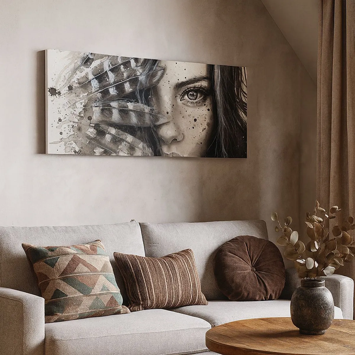 Impression sur toile - Image sur toile - Beauté sauvage - 100x40 cm