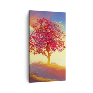 Impression sur toile - Image sur toile - Pèlerin à destination - 45x80 cm