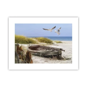 Affiche - Poster - Bain de vent - 40x30 cm