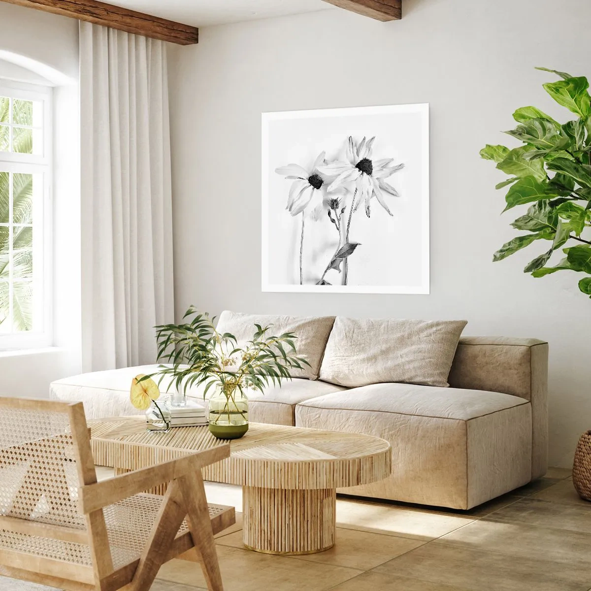 Affiche - Poster - Personne ne souhaite être seul - 60x60 cm