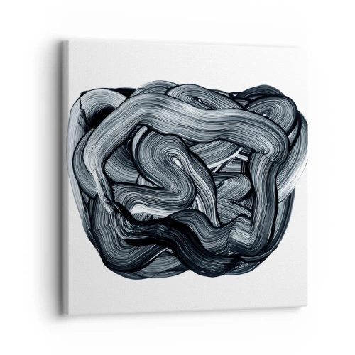 Impression sur toile - Image sur toile - Ce n'est pas si simple - 30x30 cm