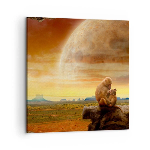 Impression sur toile - Image sur toile - L'amour est le même partout - 50x50 cm