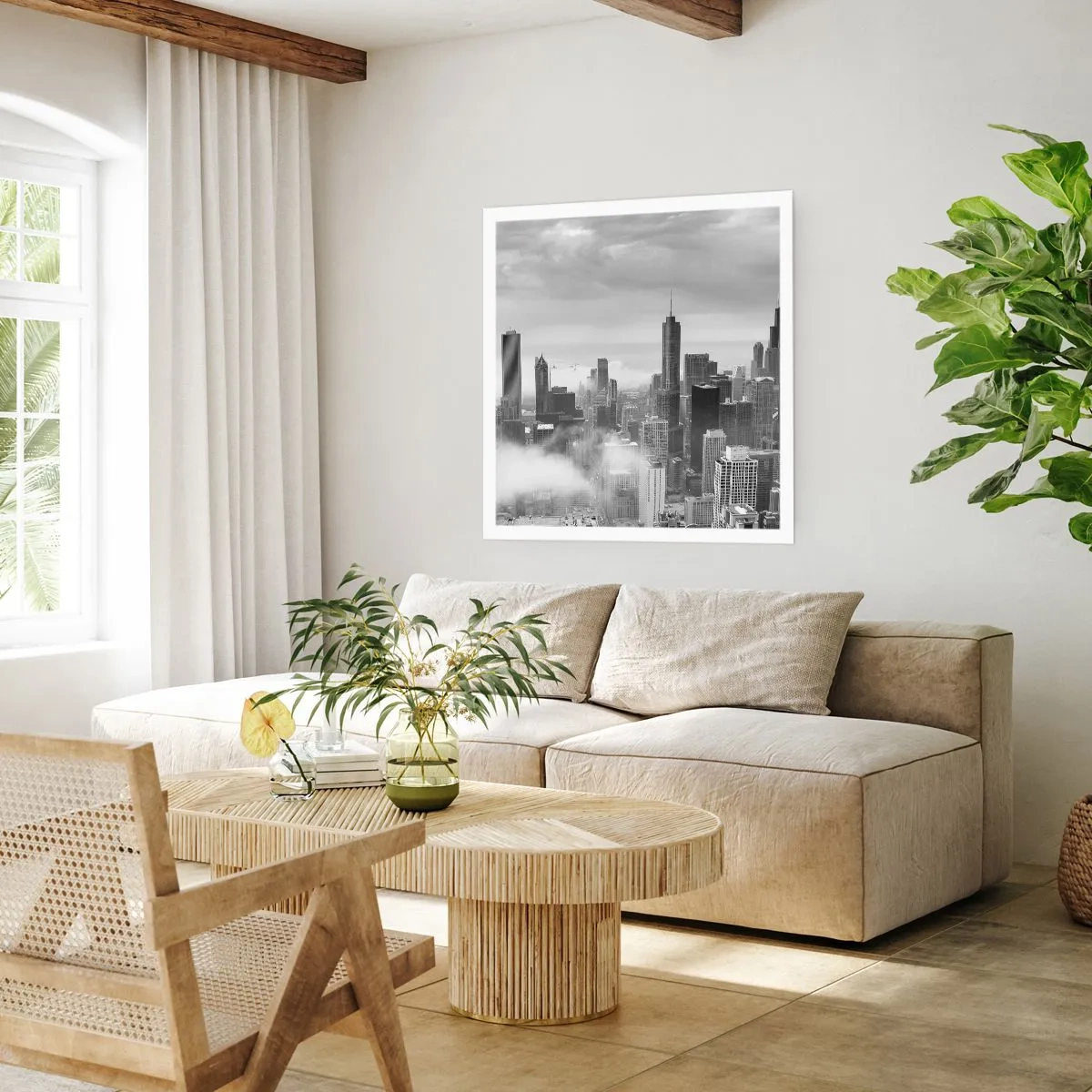 Affiche - Poster - Paysage américain - 60x60 cm