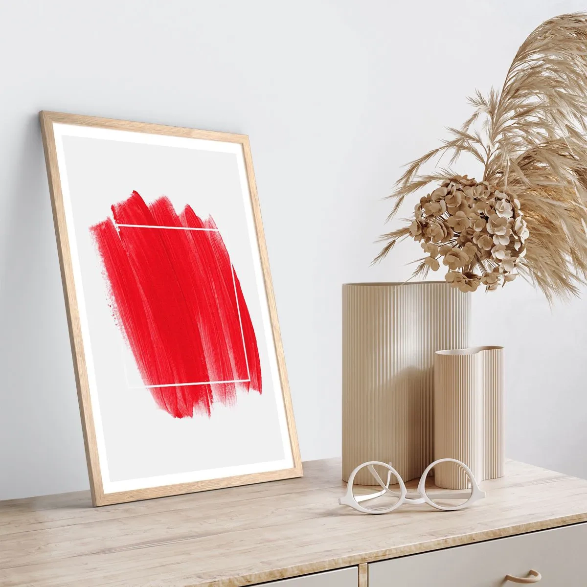 Affiche dans un chêne clair - Poster - En dehors du cadre - 50x70 cm