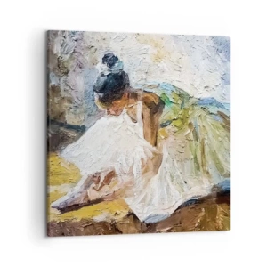 Impression sur toile - Image sur toile - D'après un tableau de Degas - 50x50 cm