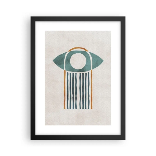 Affiche dans un cadre noir - Poster - Signes et rituels - 30x40 cm