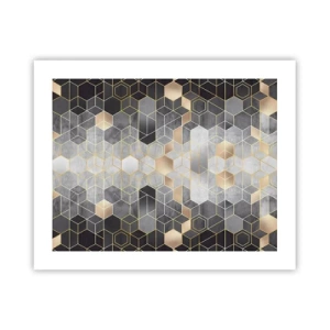 Affiche - Poster - Composition de diamants - 50x40 cm