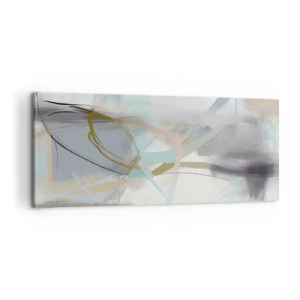 Impression sur toile - Image sur toile - Abstraction brumeuse - 100x40 cm