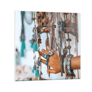 Impression sur verre - Image sur verre - Trésor local - 70x70 cm