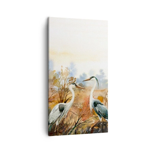 Impression sur toile - Image sur toile - Jusqu'où en automne ? - 45x80 cm