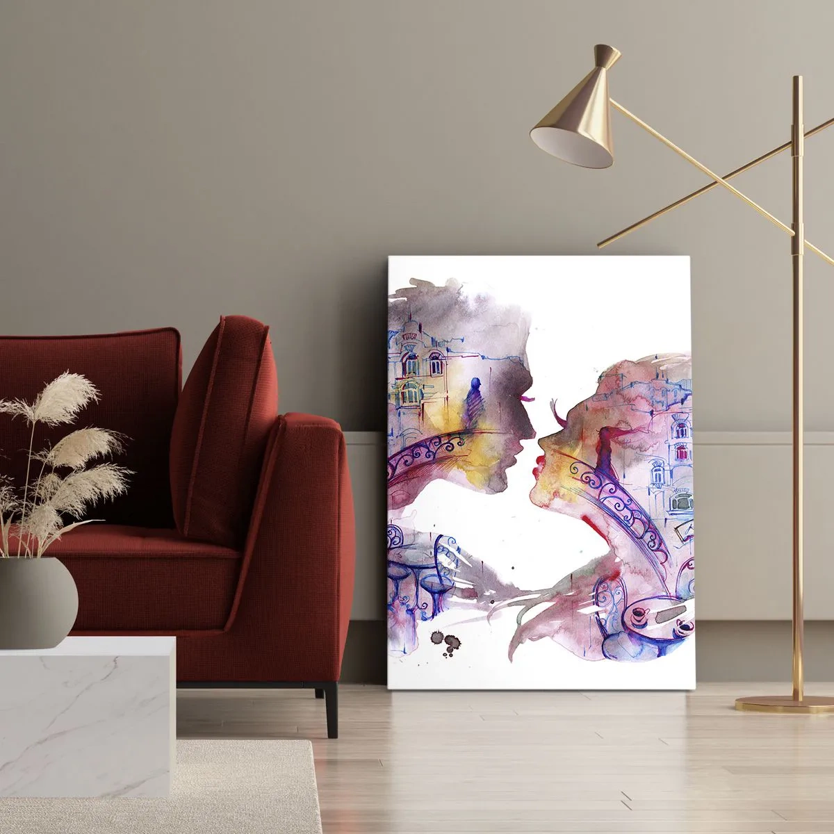 Impression sur toile - Image sur toile - Le pont secret des soupirs - 55x100 cm