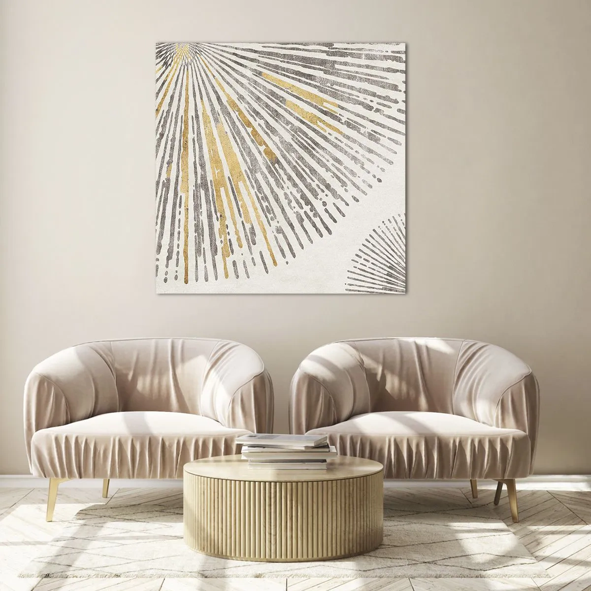 Impression sur verre - Image sur verre - La beauté du rayon - 30x30 cm